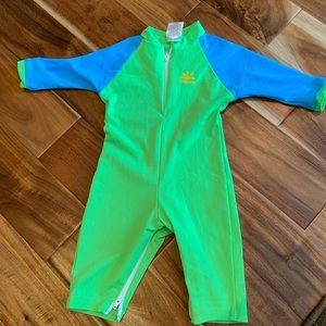 NWOT No Zone 50 spf Toddler Full Body Swimsuit